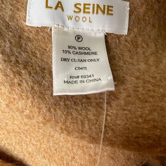 La Seine Wool Cashmere Blend Scarf - Picture 3 of 3